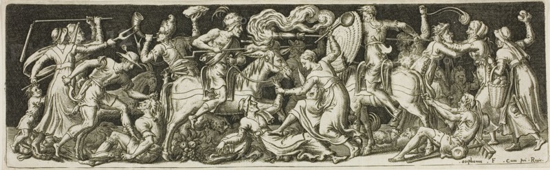 Grotesque Battle, from Combats and Triumphs, 1561/72.