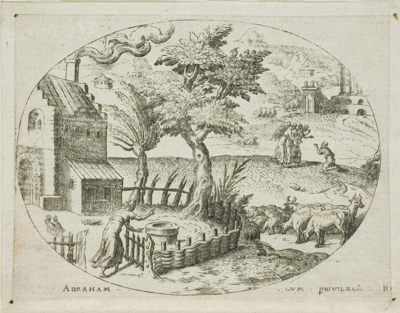 Abraham Receiving the Three Angels, n.d.
