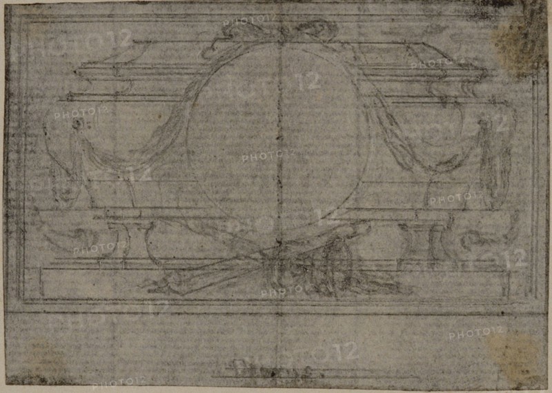 Study for En Tête Vignette in Tacitus "Tibère, ou Les Six Premiers Livres des Annales", Book IV, c. 1768.