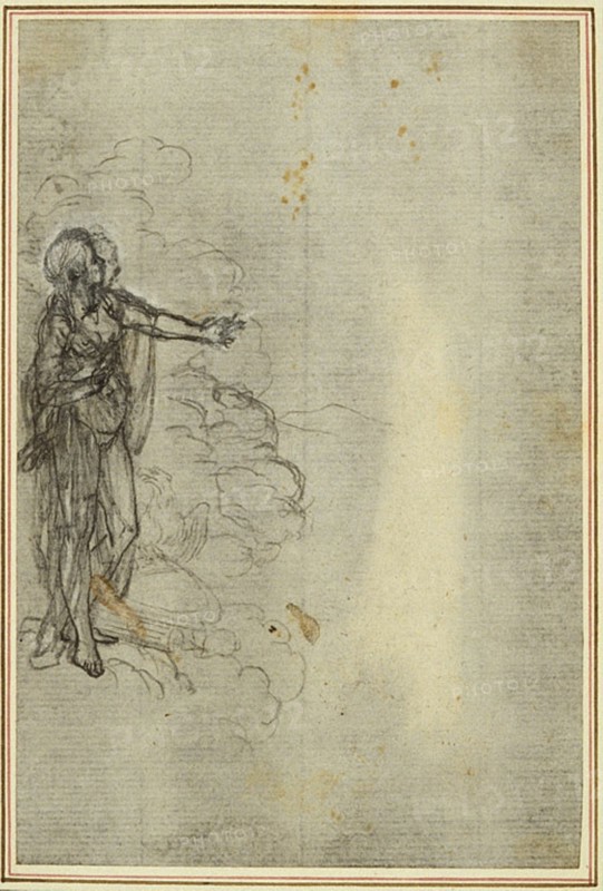 Study for Lucain's "La Pharsale", Canto I, Standing Female Figure, c. 1766.