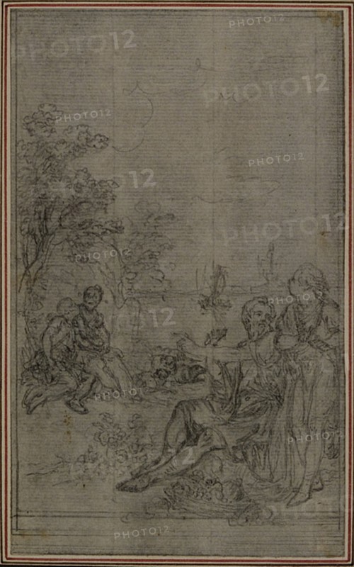 Study for the Vignette of Lucretius's "De la Nature des Choses", Vol. II, Book IV, c. 1768.