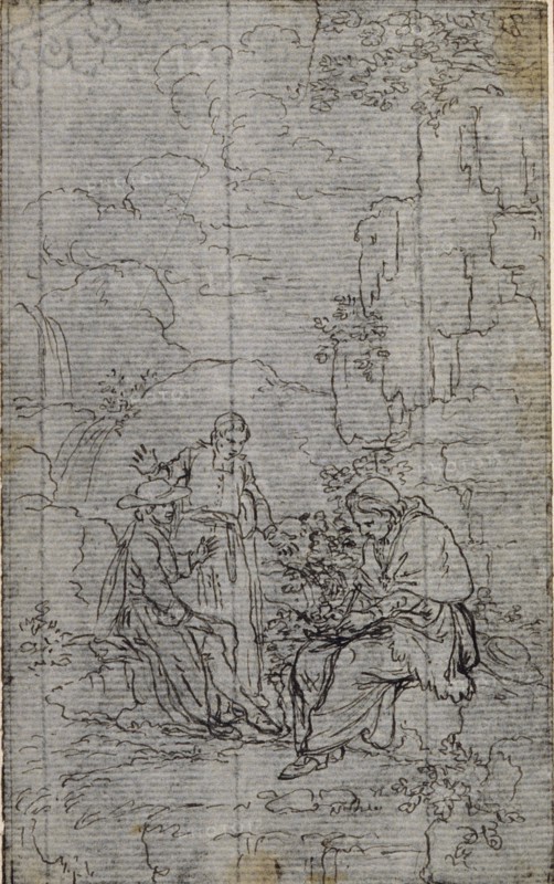 Study for Vignette in Abbé Dinouart's "Vie du Venerable don Juan de Palafox", p. 391, before 1767.