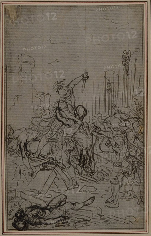 Study for Lucain's "La Pharsale", Canto VI, c. 1766.
