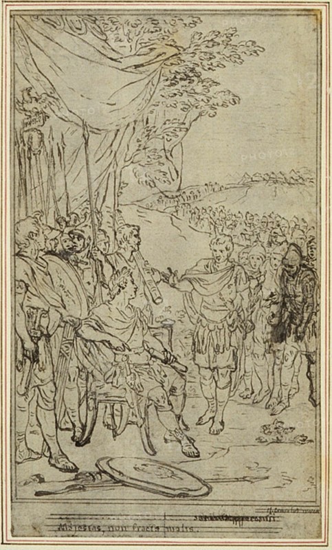 Study for Lucain's "La Pharsale", Canto IV, c. 1766.