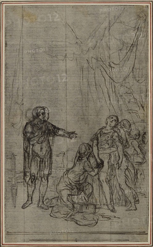Study for Lucain's "La Pharsale", Canto V, c. 1766.
