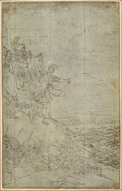 Study for Lucain's "La Pharsale", Canto VII, c. 1766.