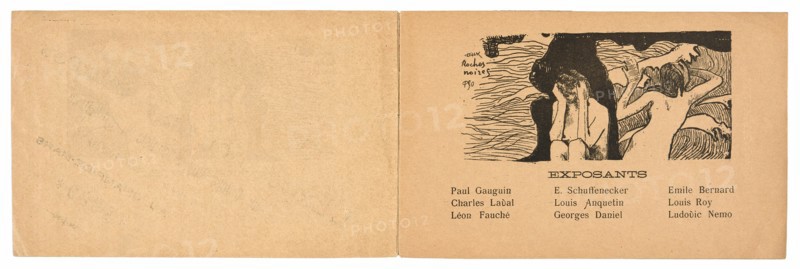 Catalogue de l'Exposition de Peintures du Groupe Impressionniste et Synthétiste, 1889.