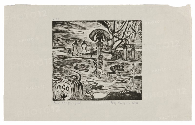 Mahana atua (Day of the God), 1894/95, printed and published 1921.
