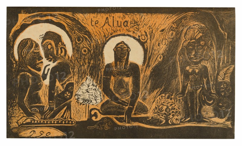 Te atua (The God), from the Noa Noa Suite, 1894.