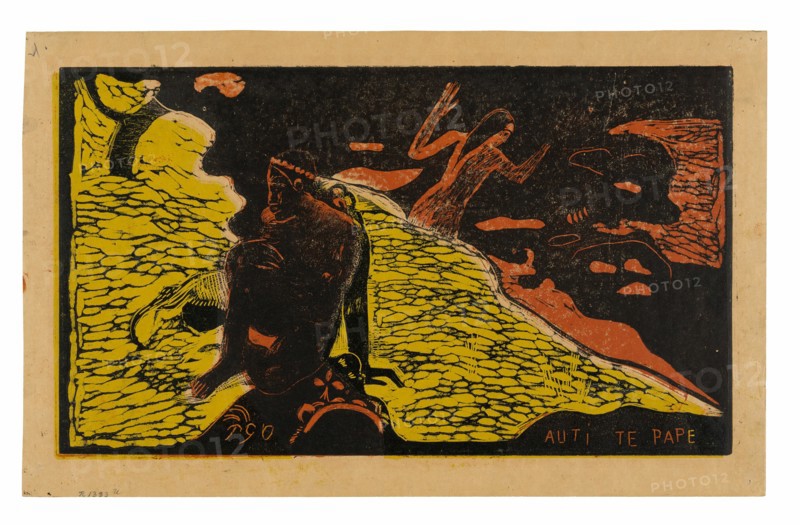 Auti te pape (Women at the River), from the Noa Noa Suite, 1894.