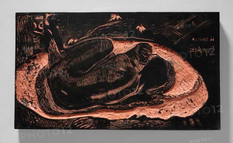 Manao tupapau (She Thinks of the Ghost or The Ghost Thinks of Her), from the Noa Noa Suite, 1893/94.