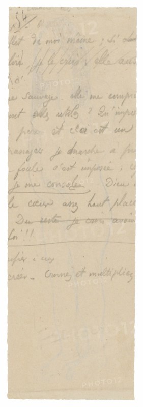 Fragment of Long Inscription, c. 1895.