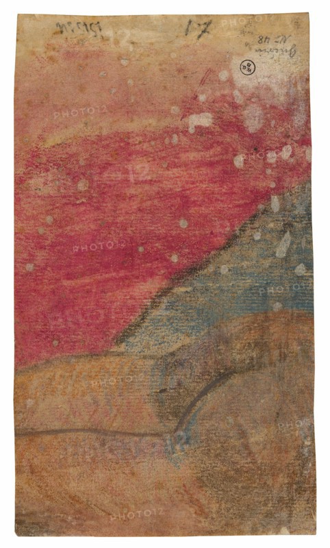 Reclining Tahitian (fragment), 1894.
