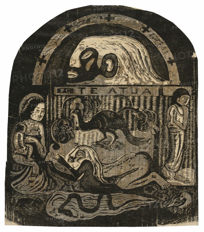 Te atua (The God), from the Suite of Late Wood-Block Prints, 1898/99.