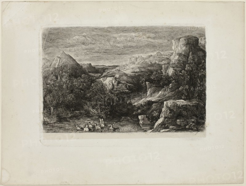 Bathers in a Mountain Pool, 1865.