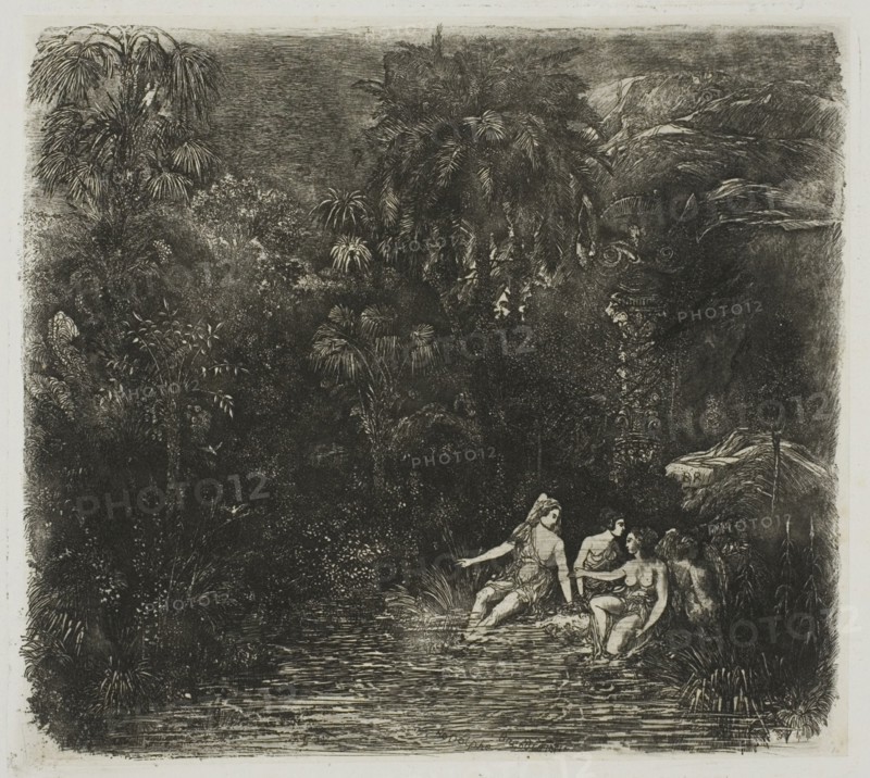 The Bathers beneath the Palms, 1871.