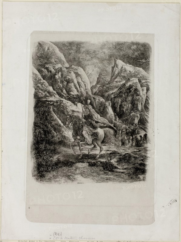 Rider in the Mountains, 1866.