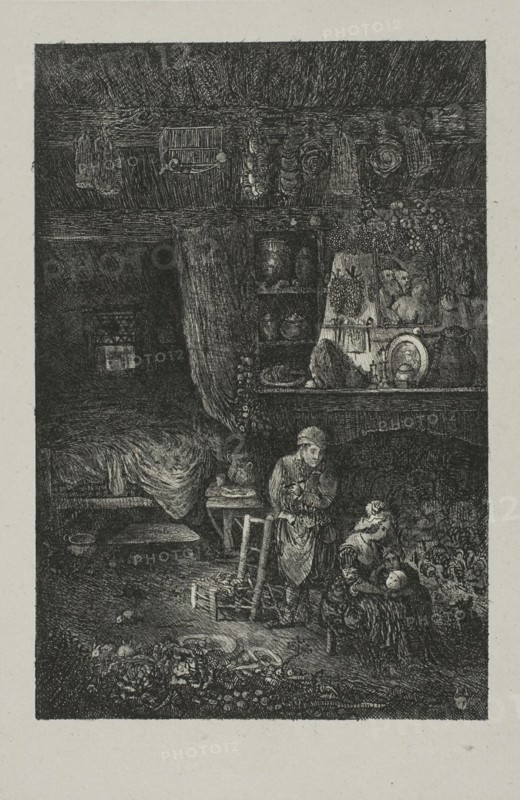 Flemish Interior, 1856.