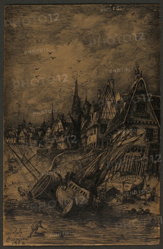 Washed Up Ships, 1864.
