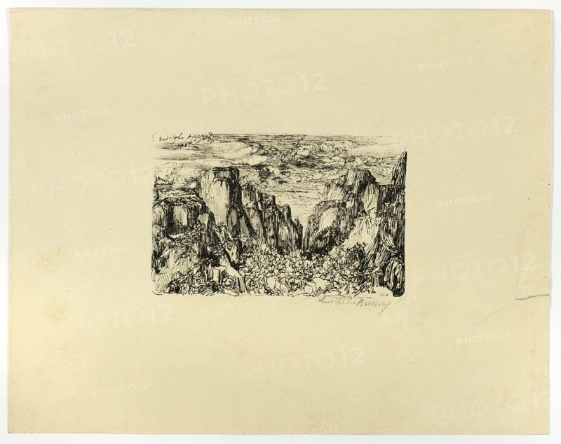 Untitled (possibly Caesar and His Legions), c. 1881.