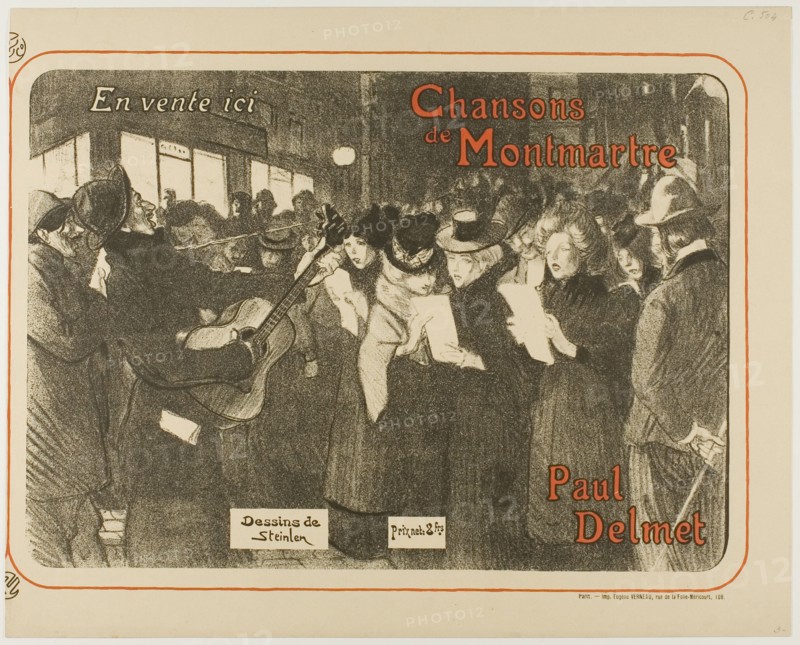 Chansons de Montmartre, 1899.
