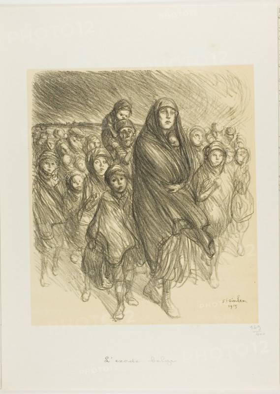 The Belgian Exodus, 1915.