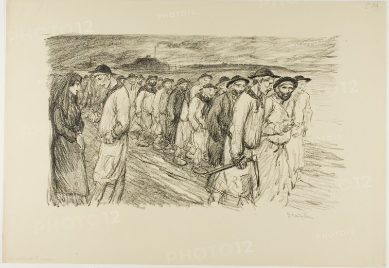 Coming out of the mine, 1907.