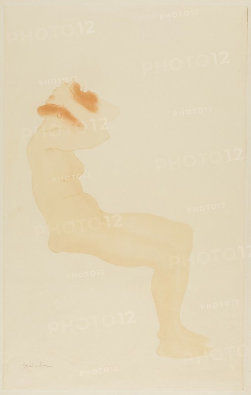Woman in Profile Fixing Her Hair, 883.