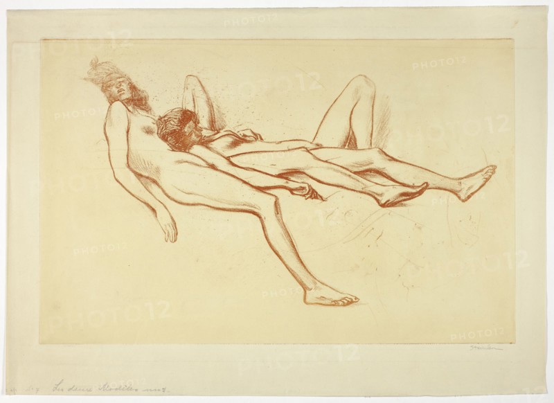 Two Nude Models, 1902.
