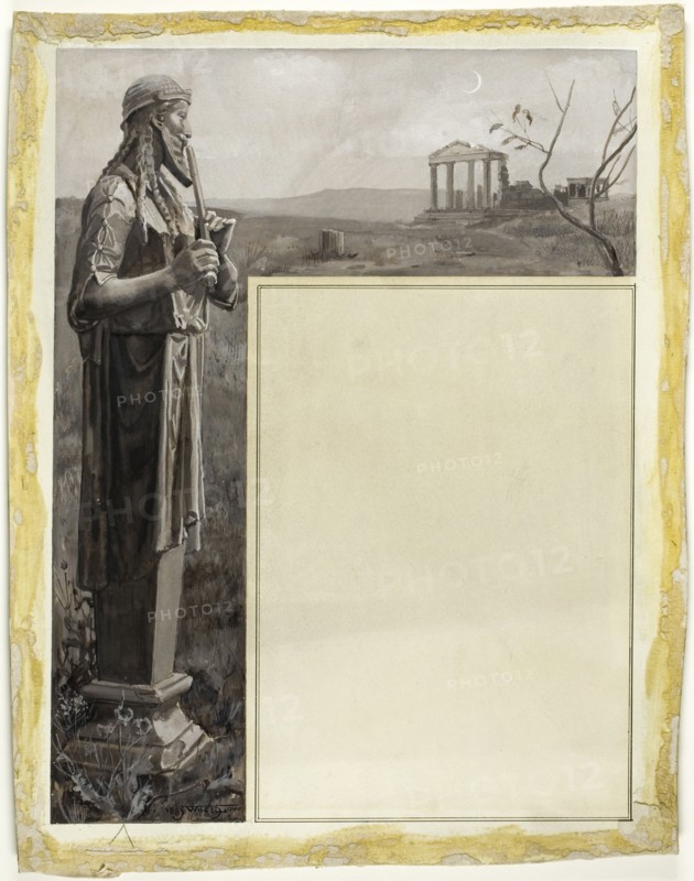 Title (for Lamia), 1885.