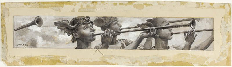 Deafening the Swallows' Twitter, Came a Thrill of Trumpets, 1885.