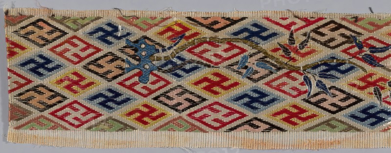 Band (from Woman's Trousers or Robe), China, 1875/1900. Detail from a larger artwork.