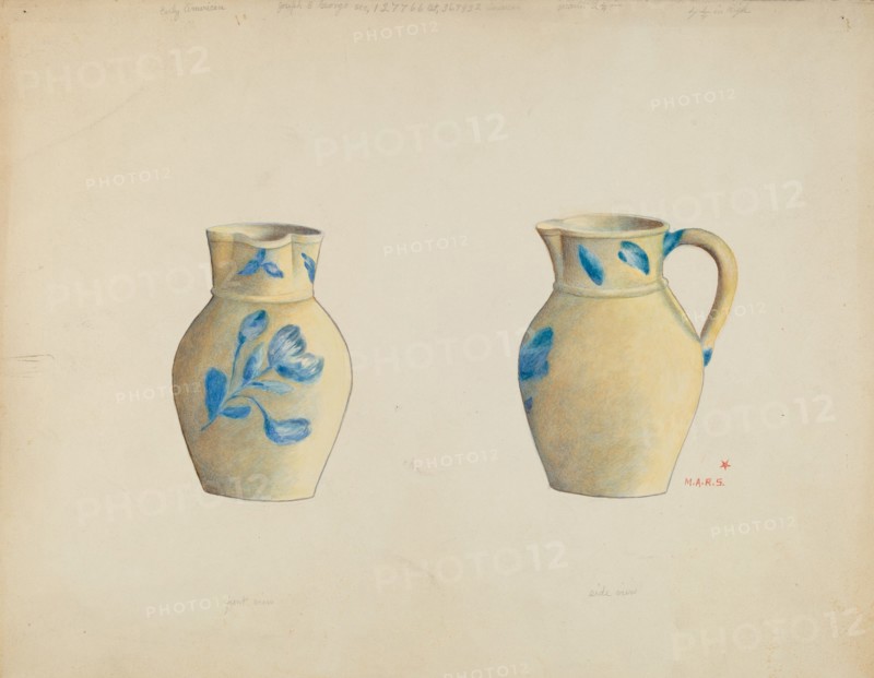 Stoneware Cream Pitcher, 1935/1942.
