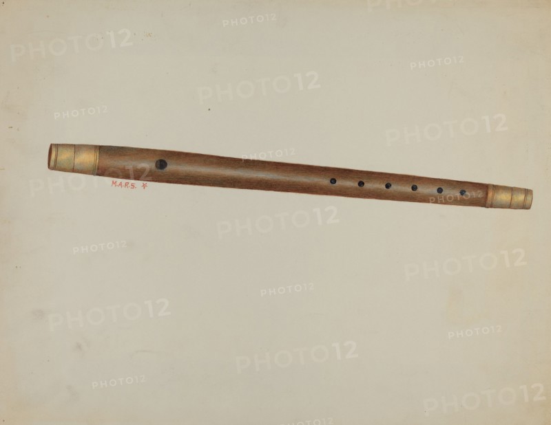 Wooden Fife, c. 1937.