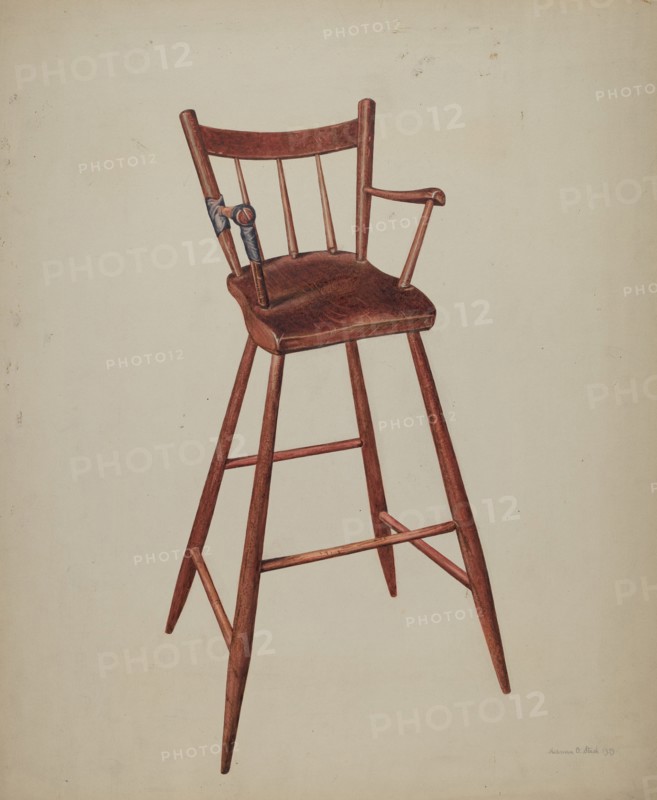 Child's High Chair, 1939.