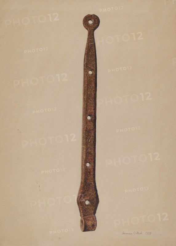 Strap Hinge for Door, 1939.