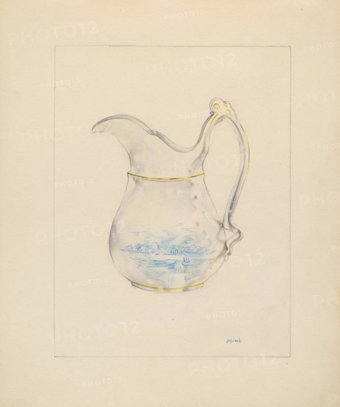 Pitcher, c. 1936.