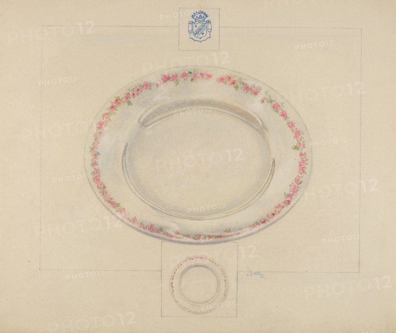 Cake Saucer, c. 1936.