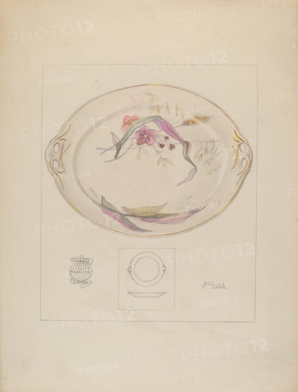 Platter, c. 1937.