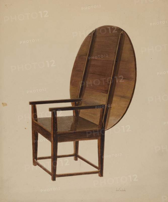 Combination Table and Chair (as chair), c. 1938.