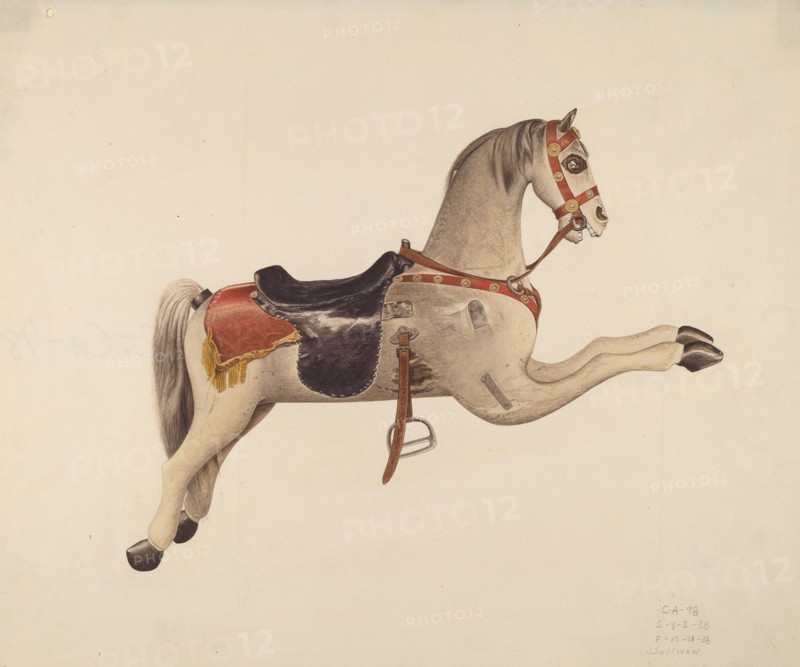 Carousel Horse, c. 1938.