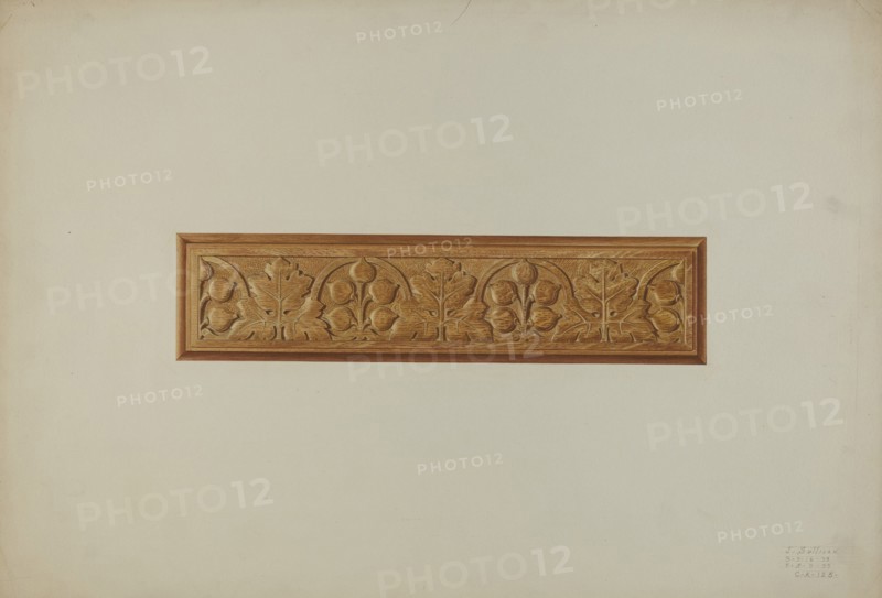 Carved Furniture Detail, 1939.