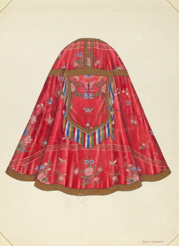 Ecclesiastical Vestment (back view), c. 1940.