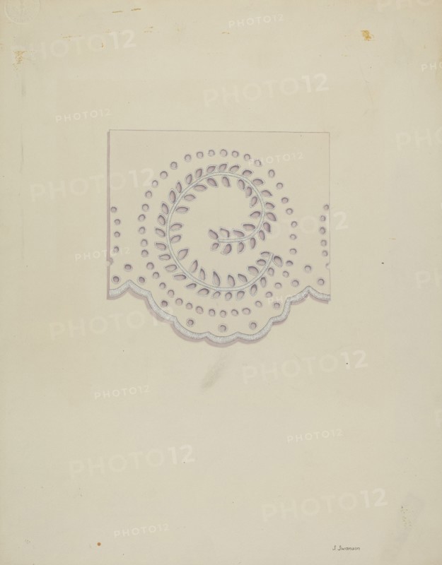 Eyelet Embroidery, c. 1940.