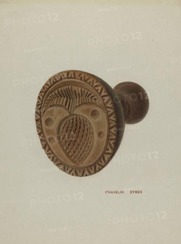 Pa. German Butter Mold, c. 1939.