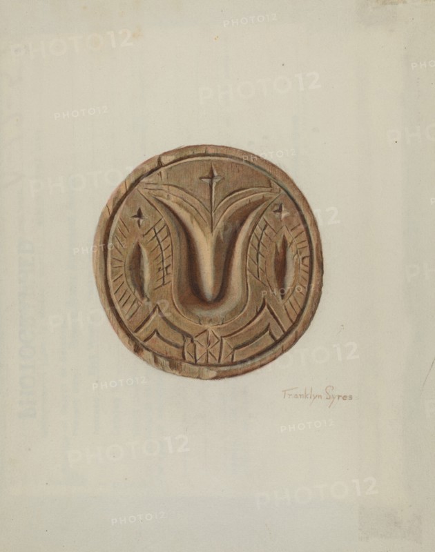 Pa. German Butter Mold, c. 1938.