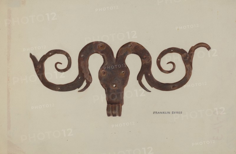 Moravian Hinge, c. 1939.