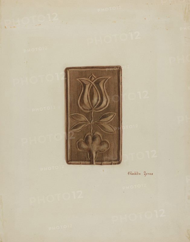 Pa. German Cake Mold, c. 1939.