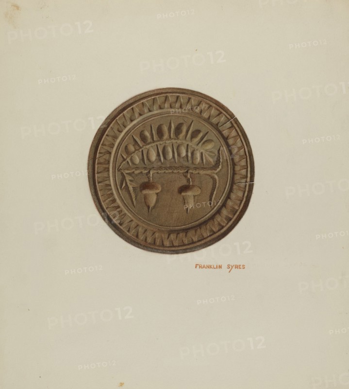 Pa. German Butter Mold, c. 1938.