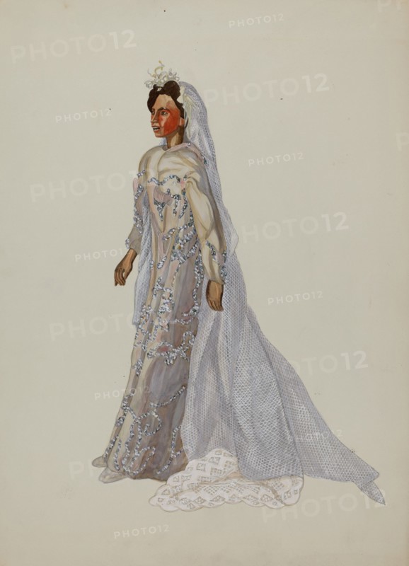 Negro Bride Puppet, c. 1937.